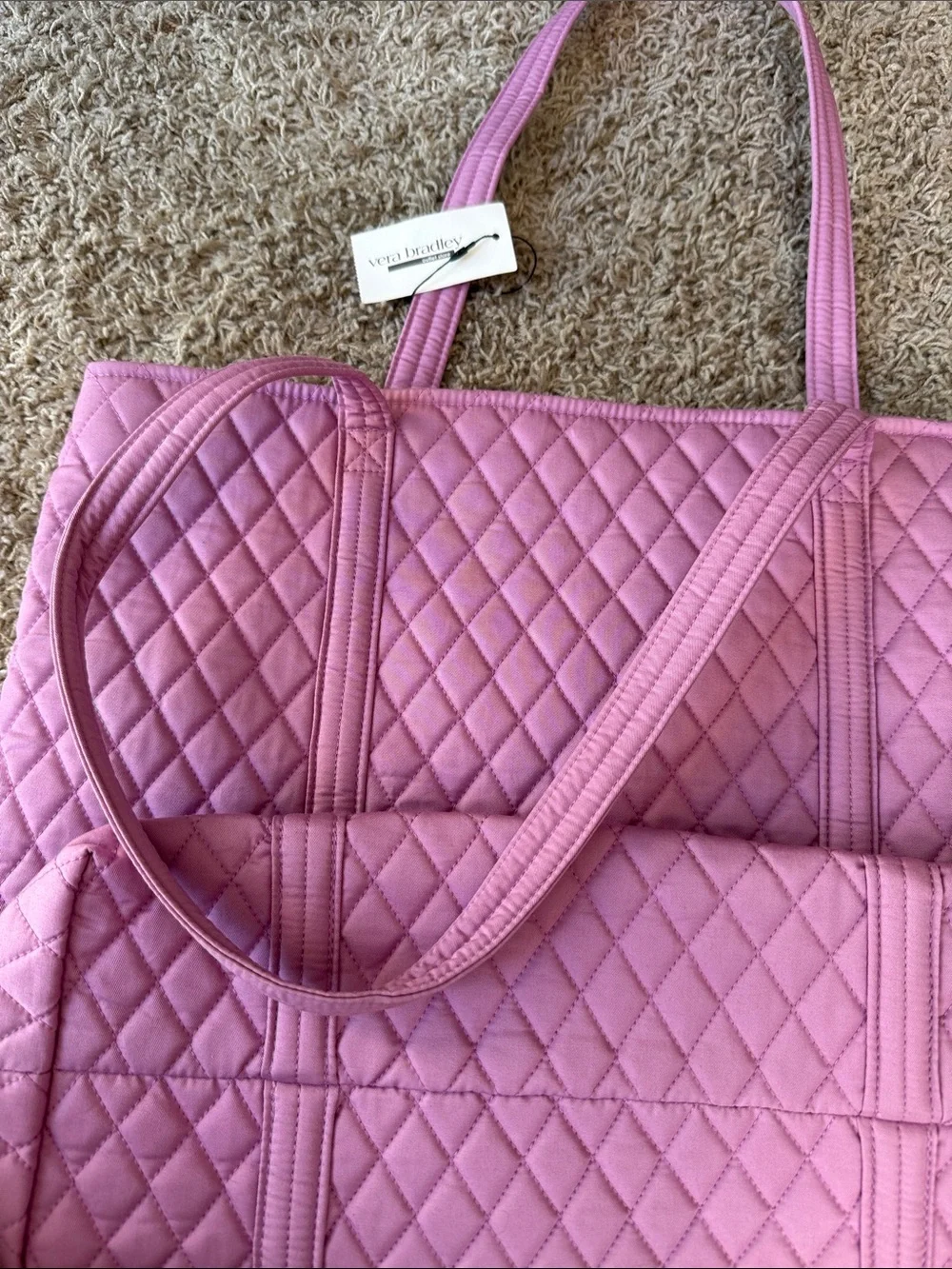 NWT Vera Bradley Women's Outlet Cotton Vera Tote Bag